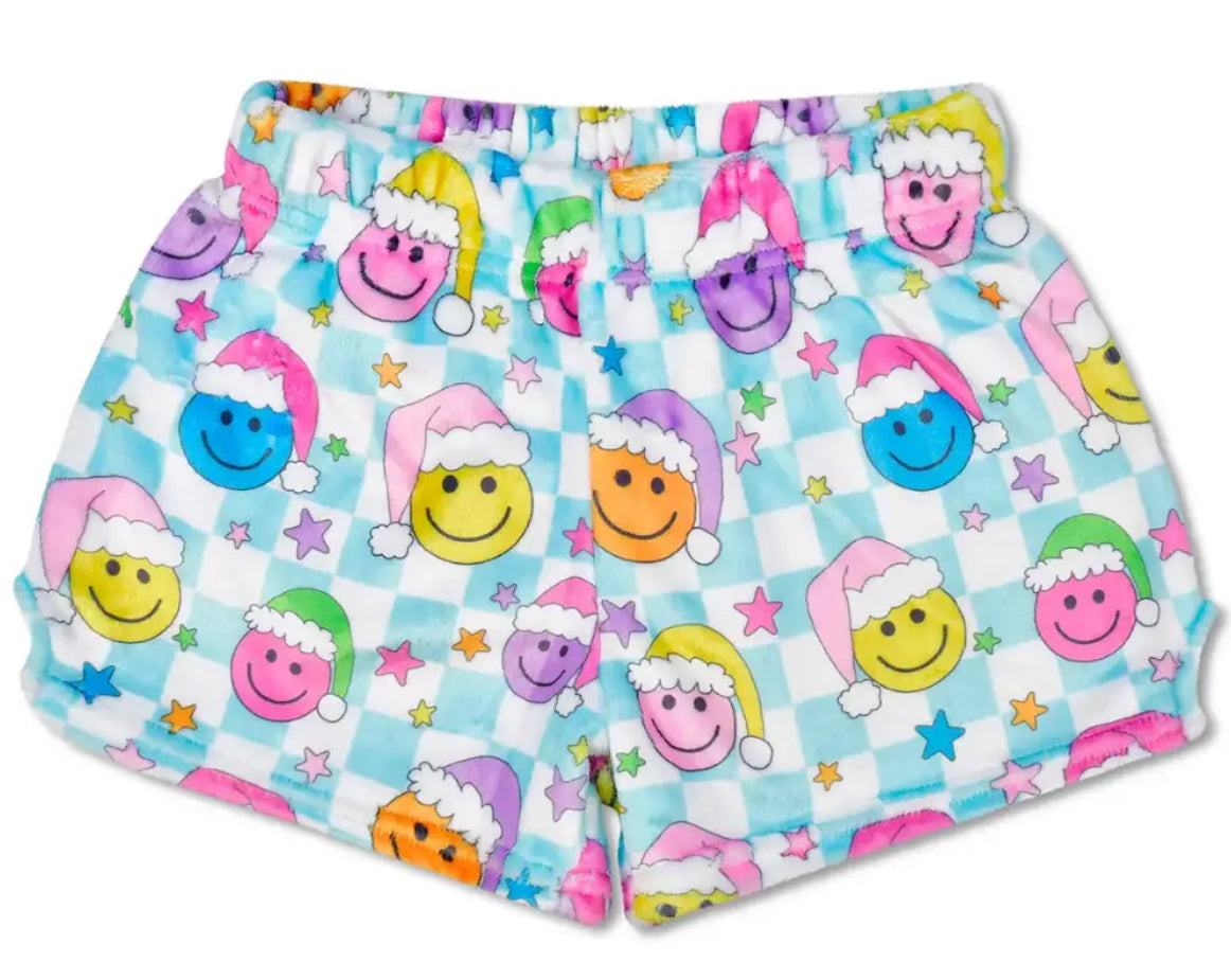 Happy Santa Plush Shorts