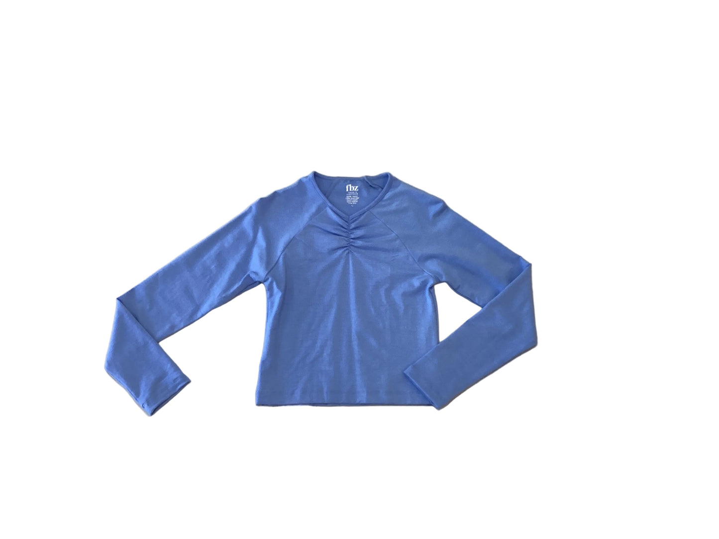 TOP LIGHT BLUE CHIFON