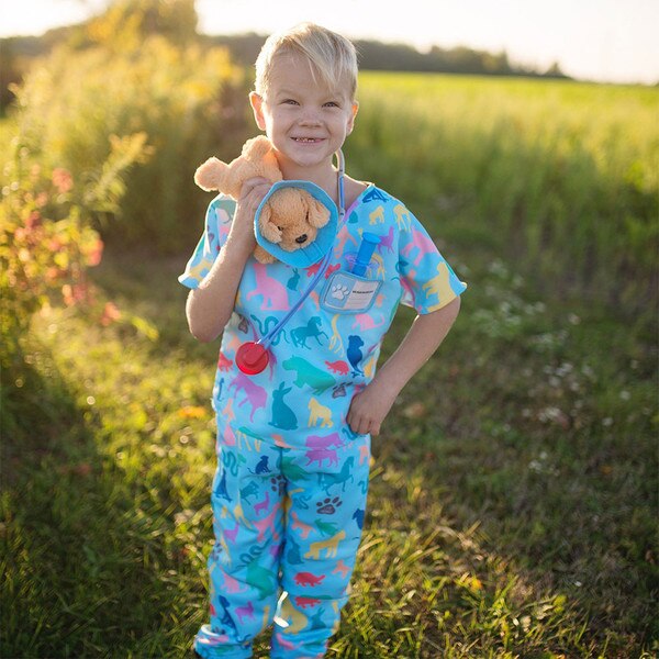 81685 Veterinarian Set, Includes 7 Accessories, Blue, Size 5-6