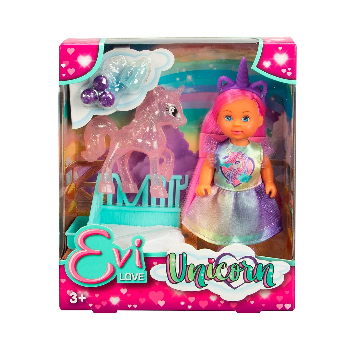 Simba Dickie- Evi Love - Unicorn Playset Doll