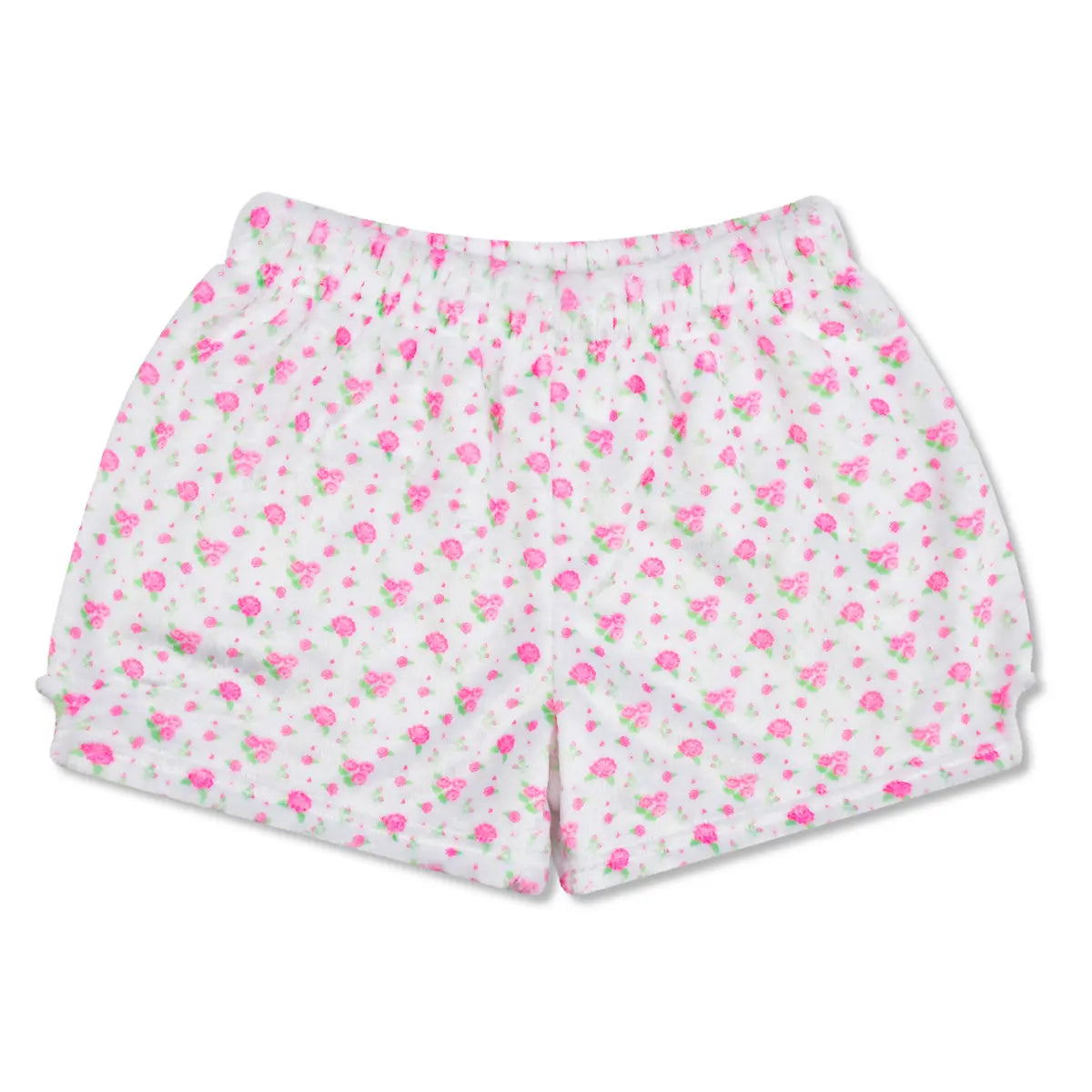 Pretty in White Plush Shorts