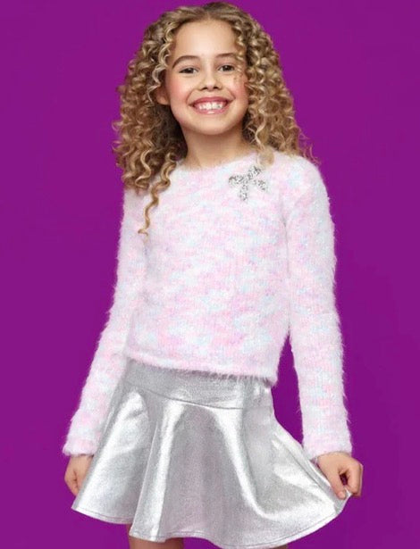 CIRCLE SKIRT SILVER tween