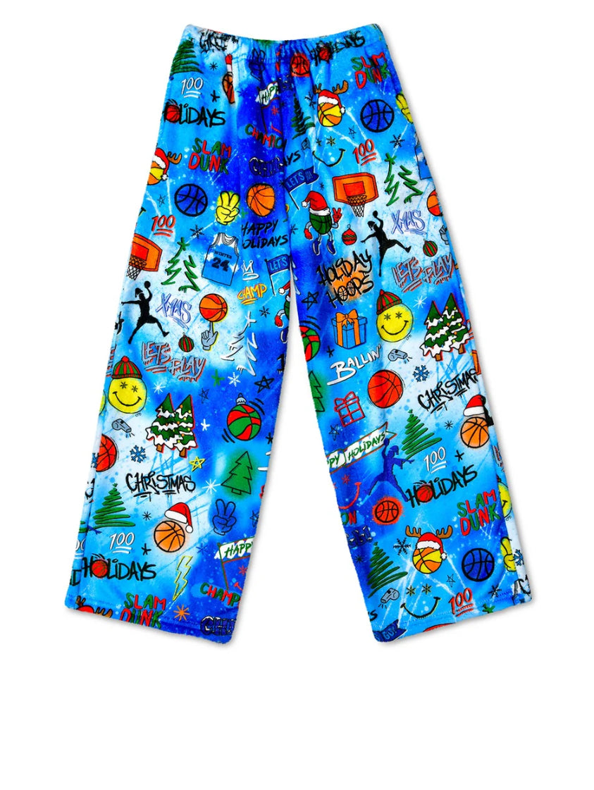 Corey Paige Holiday Hoops Plush Pants