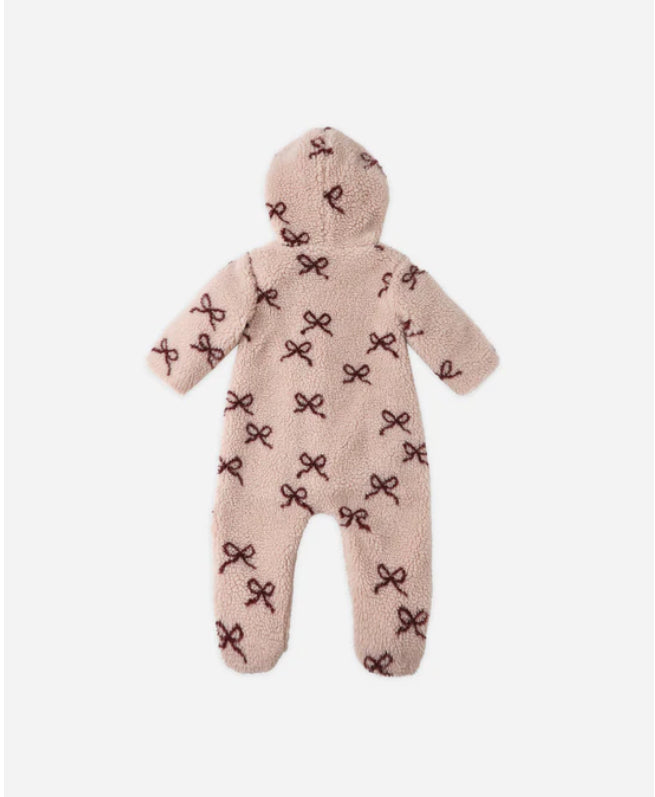 Fleece Jumpsuit Bows