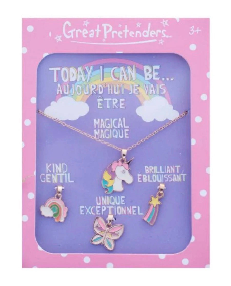 86402 Today I Can Be MKBU Charm 5pc necklace set