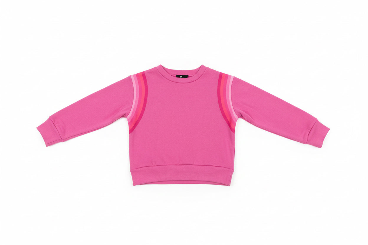 FLOWERS BY ZOE PINK SWEATSHIRT