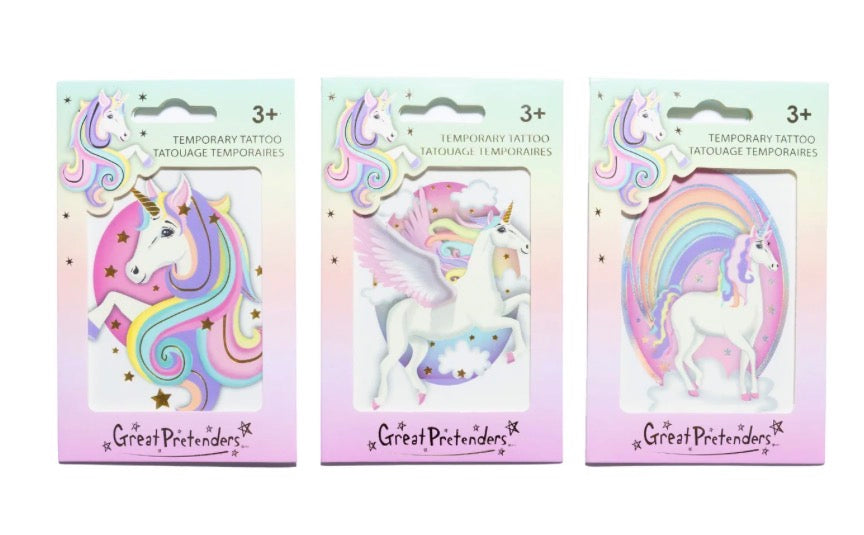 97460 Unicorn Tattoo, Single, Assorted