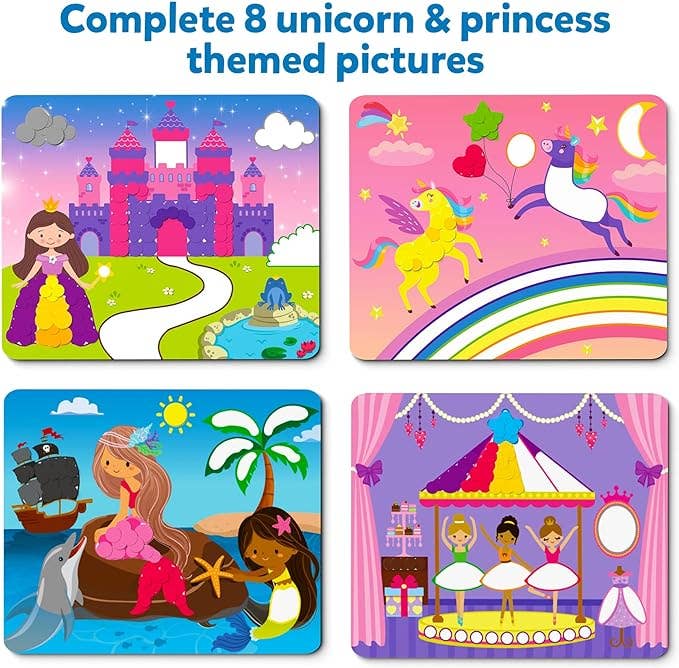 Skillmatics - Dot It Unicorn & Princess Sticker Art for Kids