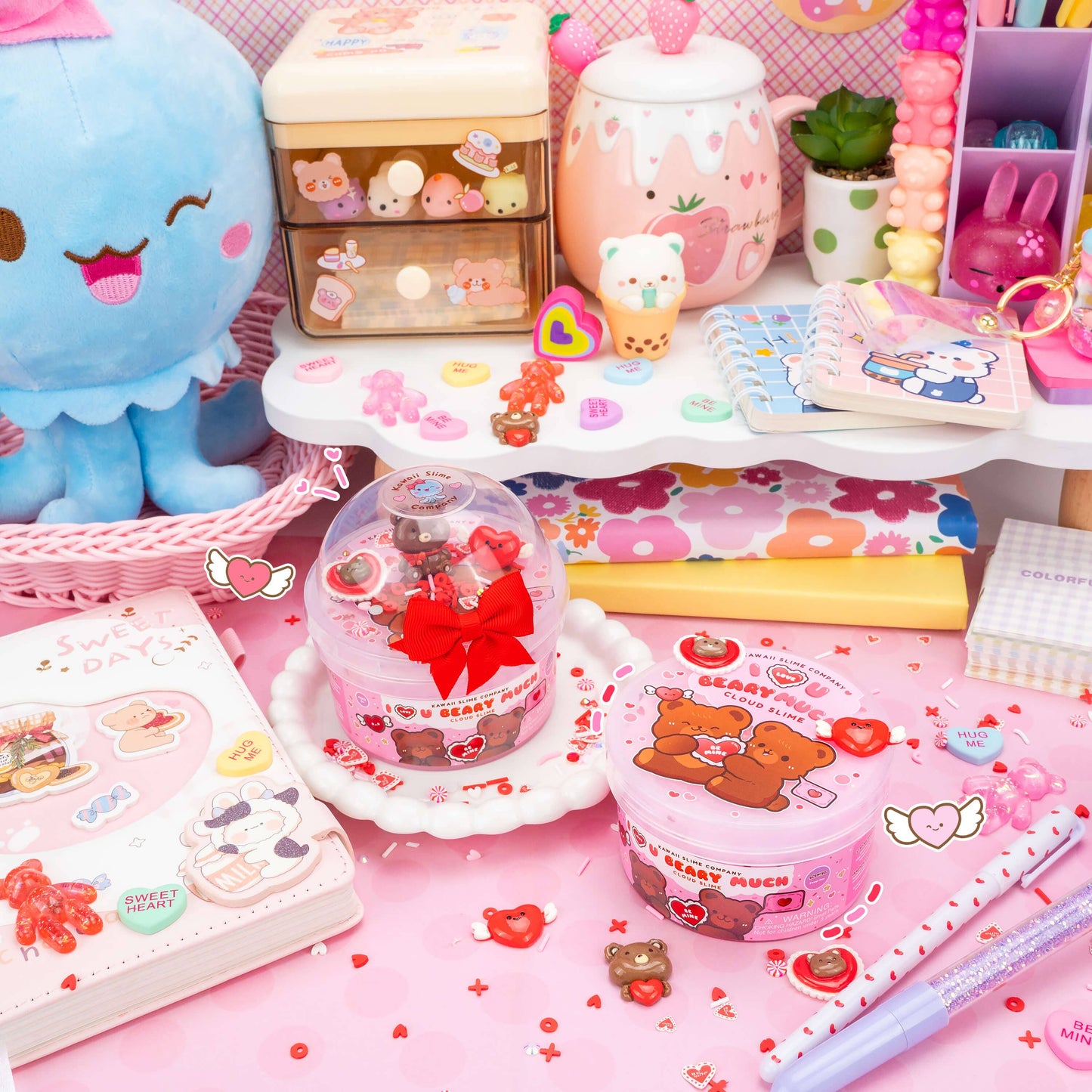 I Love You Beary Much Cloud Signature Dome™ Slime (4pcs/case)