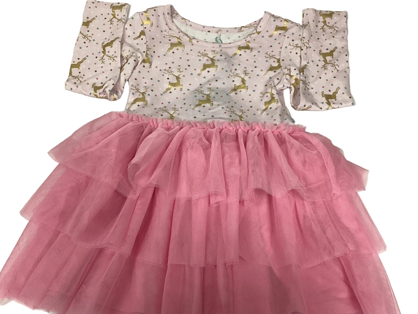 Ryleigh- Long Sleeve Tulle Dress