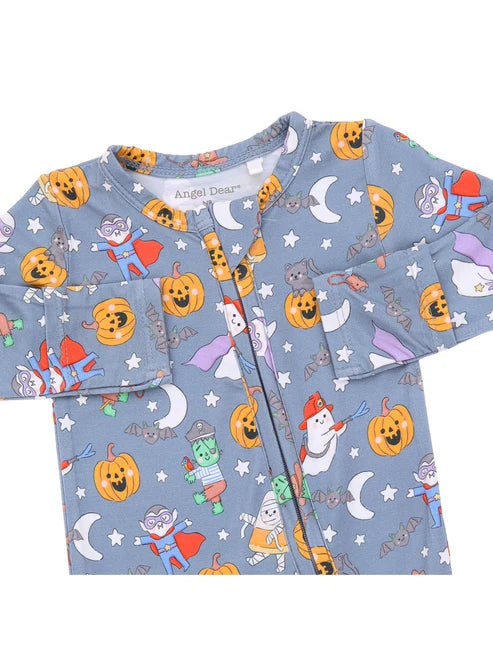 Halloween Monster Dress Up Blue - Convertible Romper
