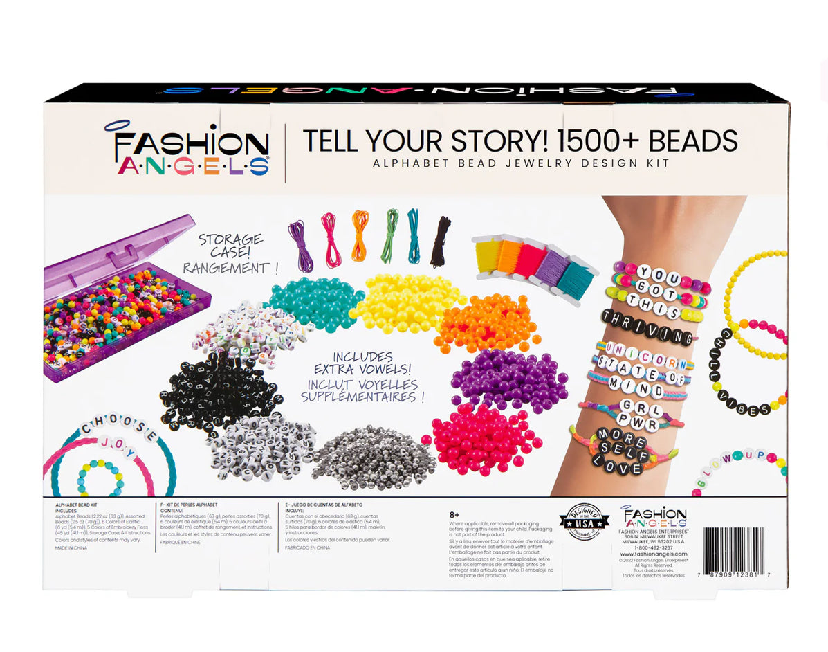 12381 Tell Your Story Alphabet Bead Set -1500+beads