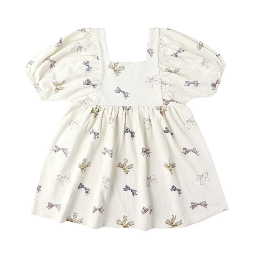 BREA DRESS || BOWS NATURAL