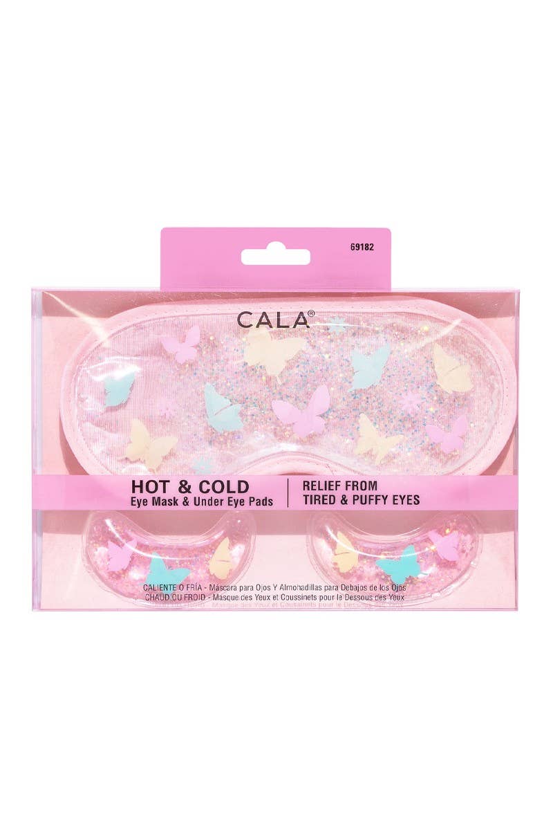 CALA 69182 Butterfly Hot/Cold Eye & Under Eye Mask Set