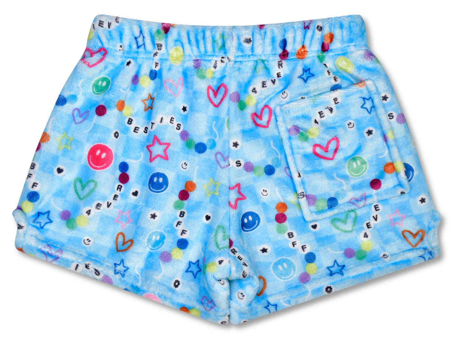 Besties Plush Shorts (X-Small -(4-6))