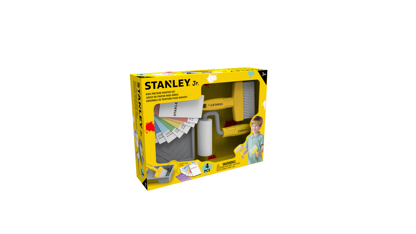 Red Toolbox - Stanley Jr. Deluxe Kid's Painters Set