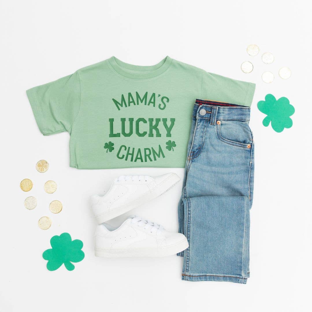 Mama's Lucky Charm St. Patrick's Day Short Sleeve T-Shirt