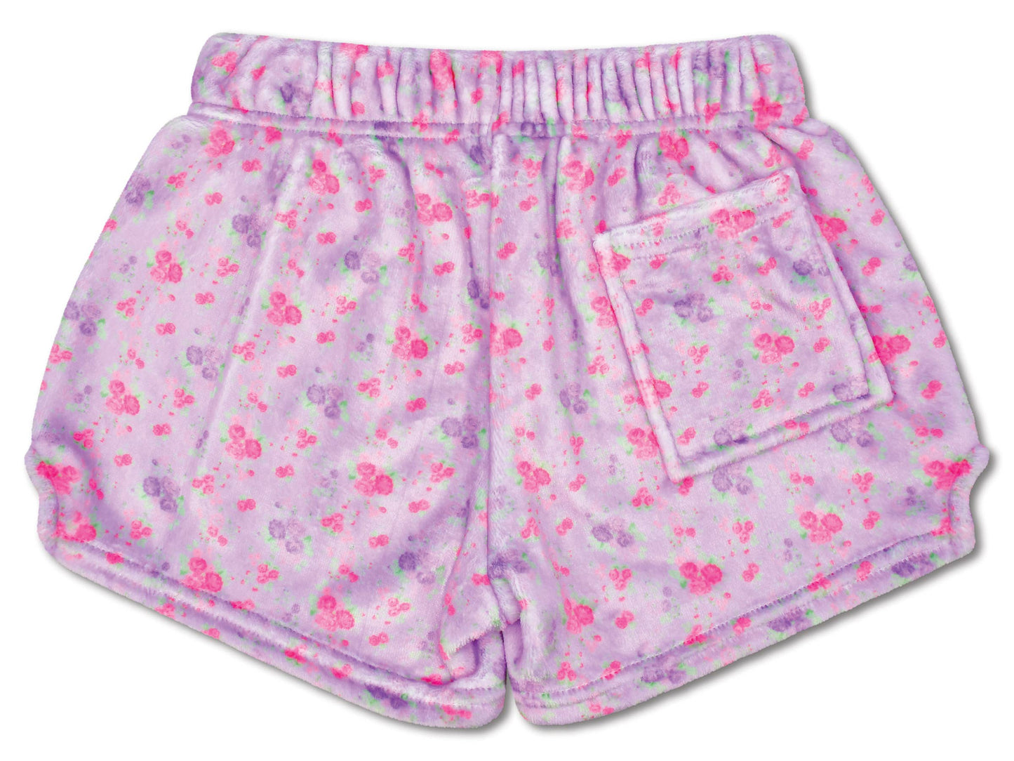 Forever Floral Plush Shorts (Medium (10-12))