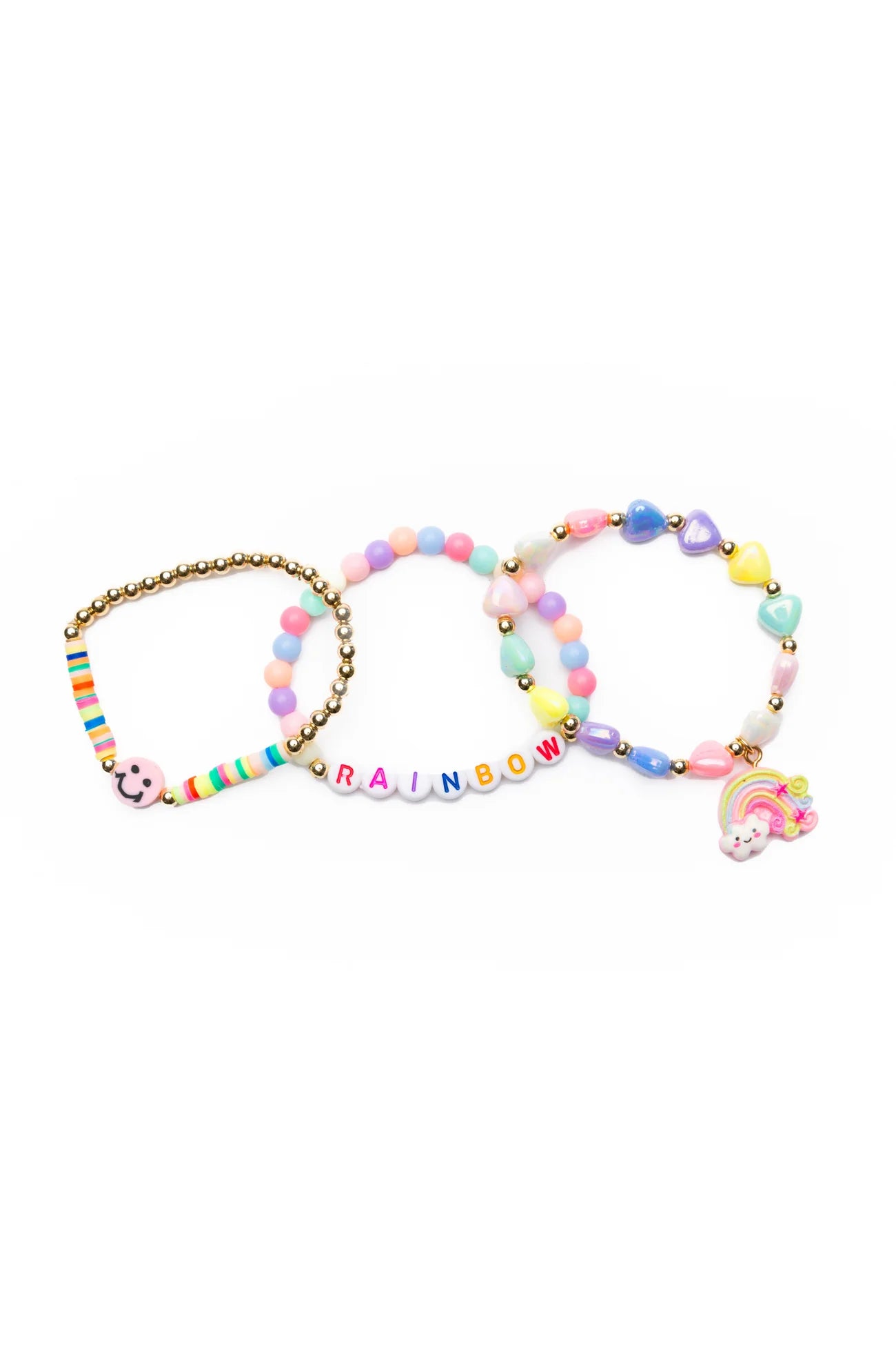 84114 Rainbow smiles bracelet set