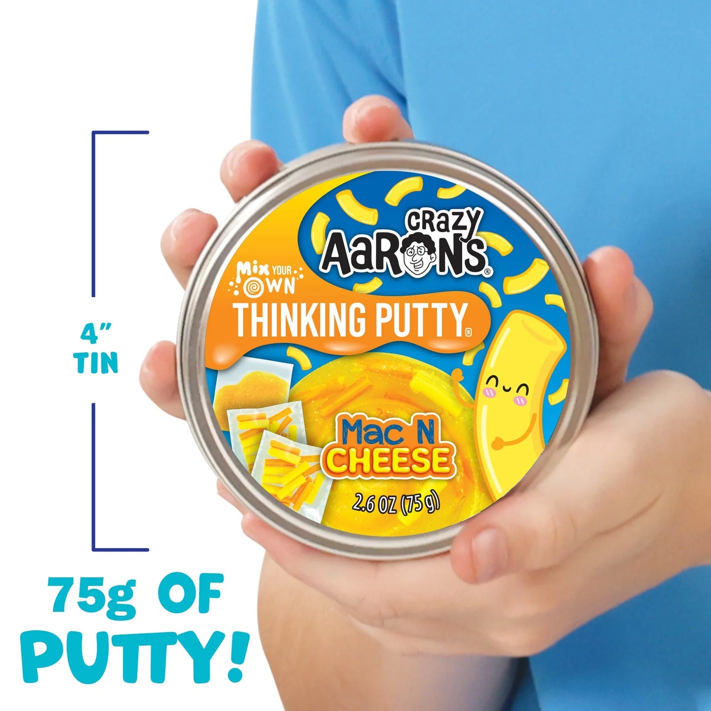 Mac & Cheese - Mix It Full Size 4" Thinking Putty
