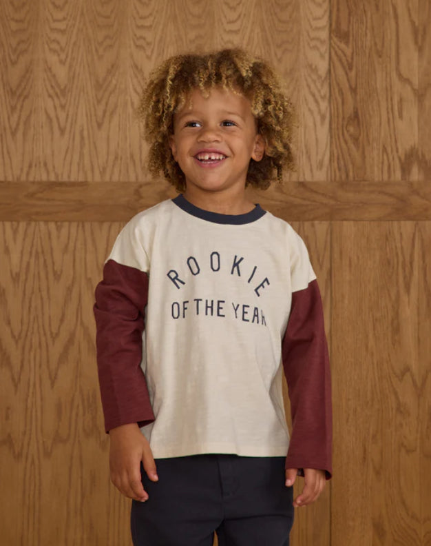 CAMDEN LONG SLEEVE TEE || ROOKIE IVORY
