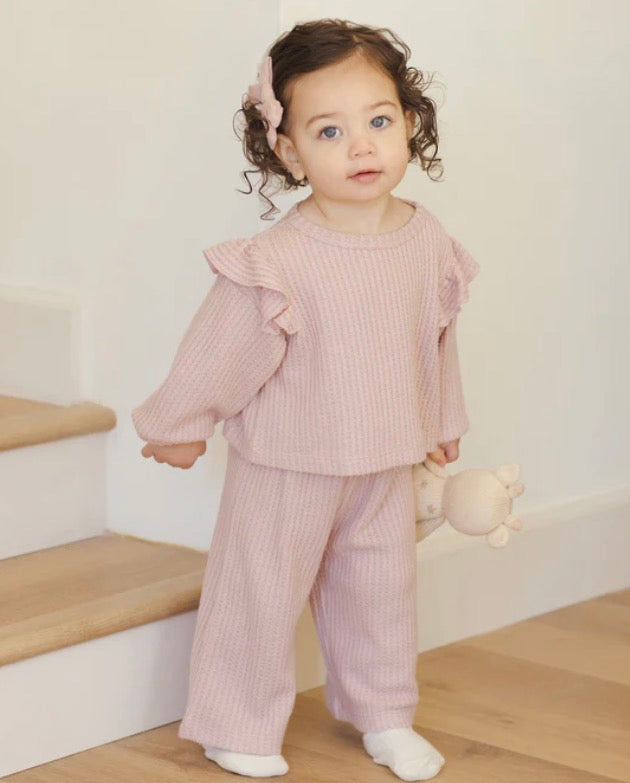 RUFFLE COZY SET || ROSE ROSE