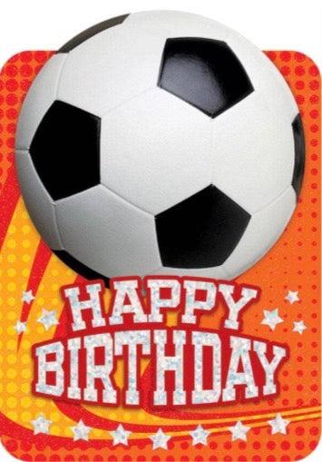 Soccer foil card