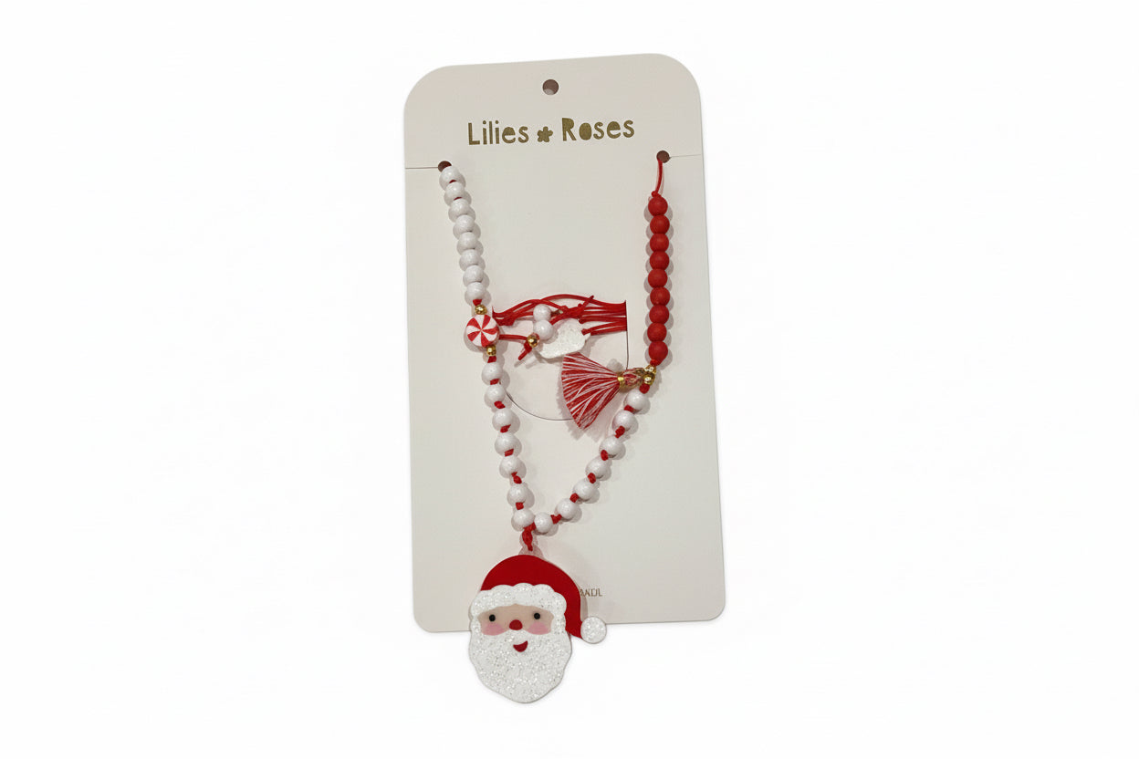 Santa Red Necklace