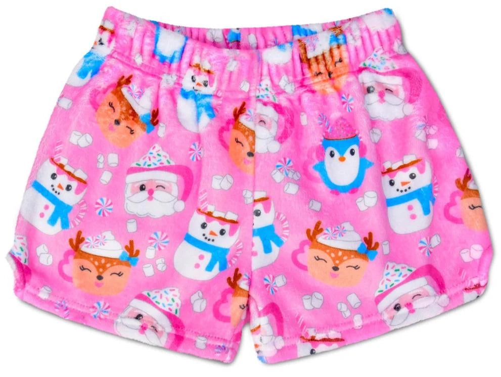 Merry Mugs Plush Shorts
