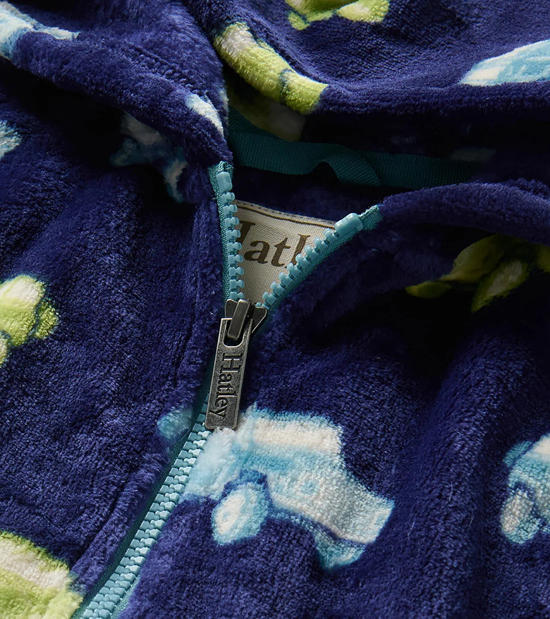Vintage Trucks Fleece Zip-Up Hoodie