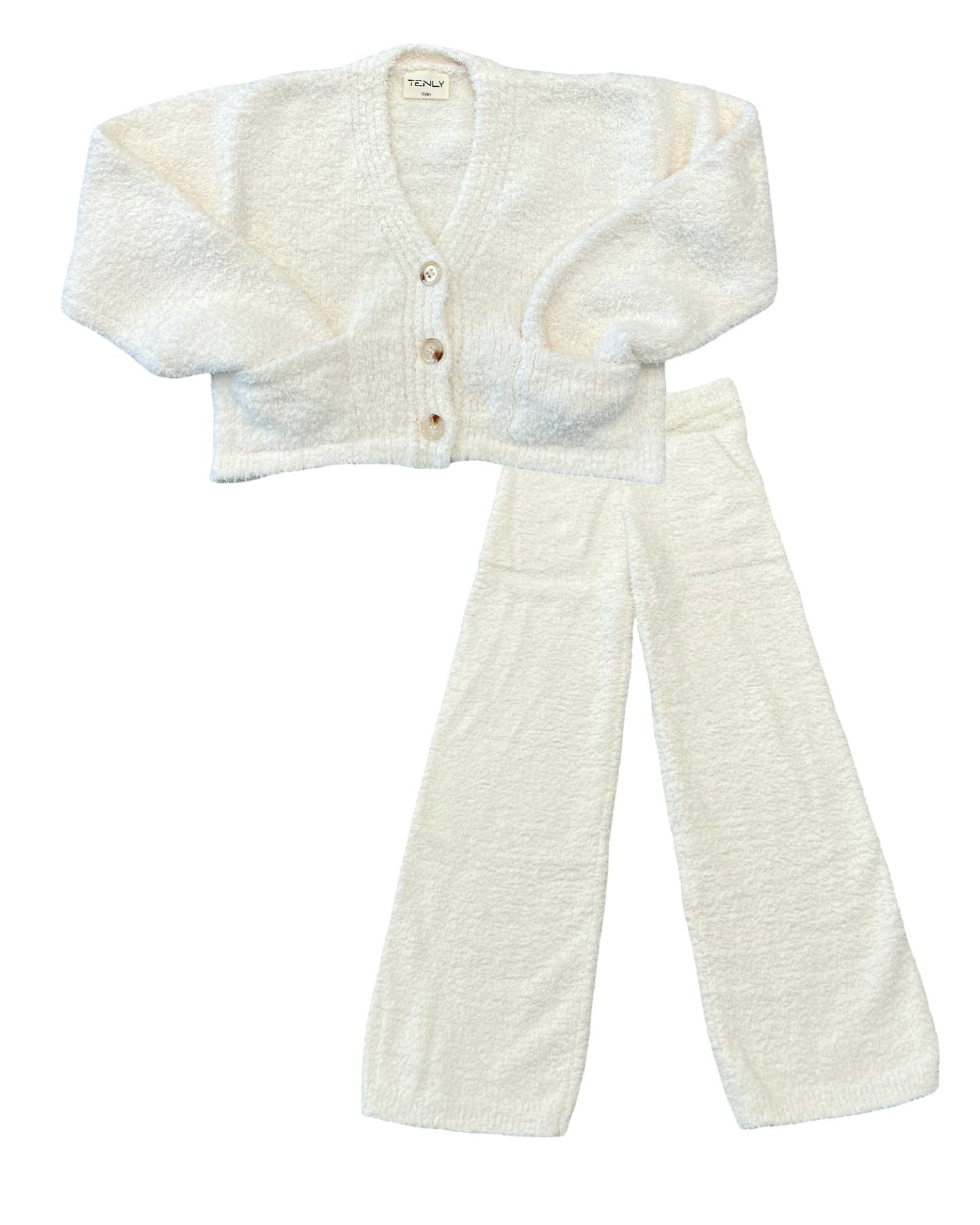 Tenly SHERPA CROPPED BUTTON