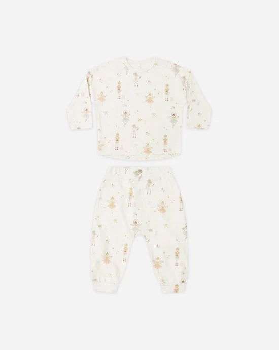 Long Sleeve Tee + Pant Set || Nutcracker