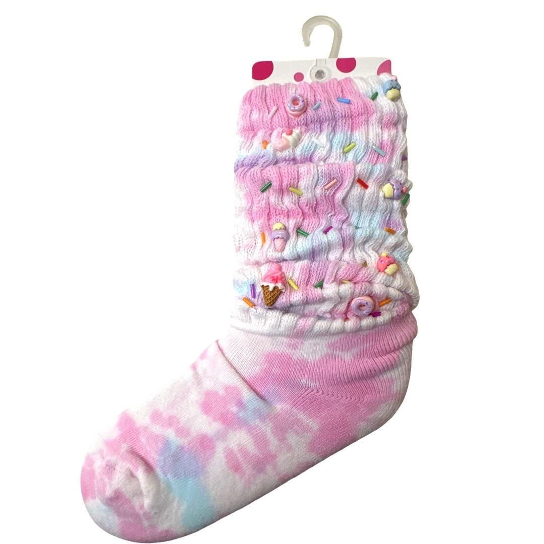Sprinkle and treat charm socks