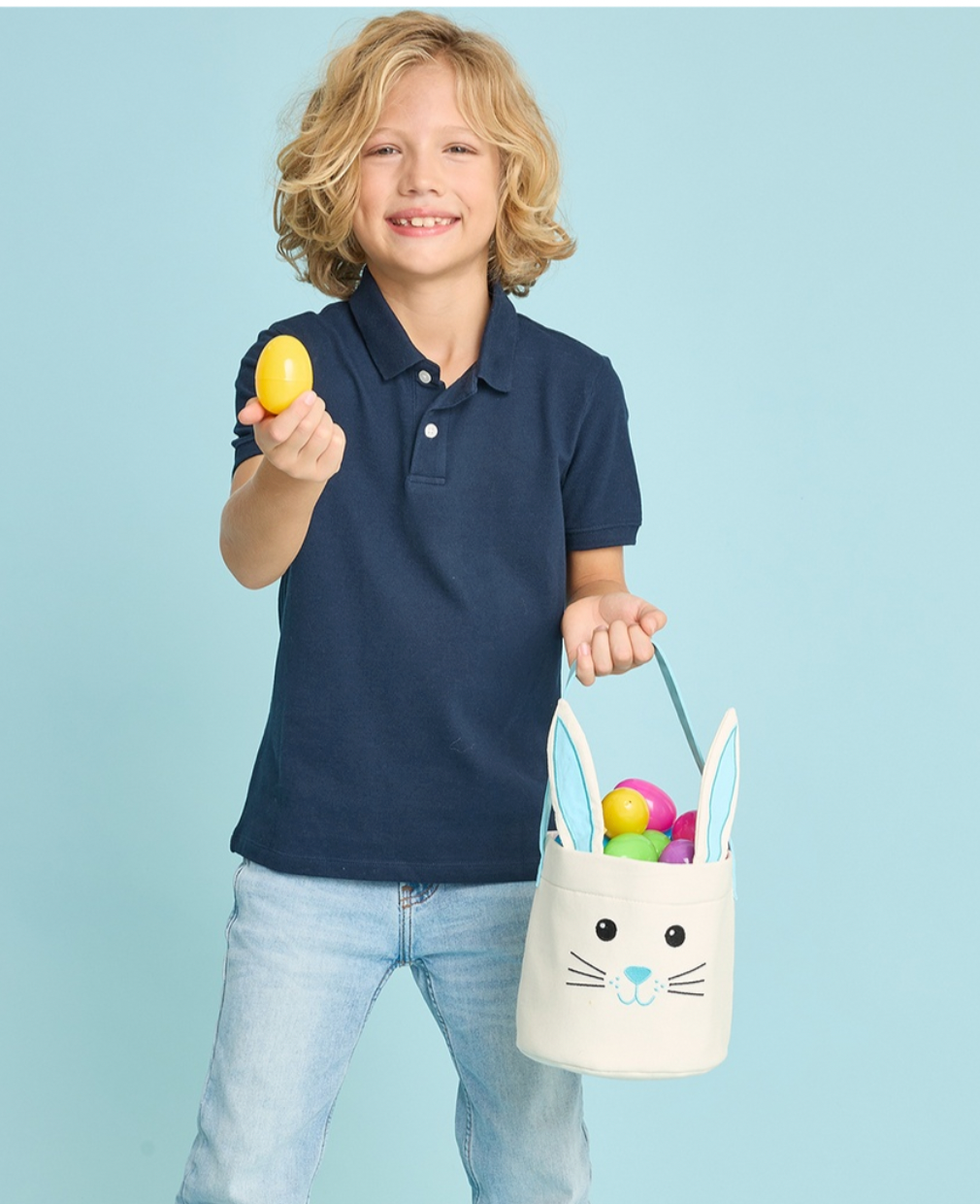 Blue Bunny Basket