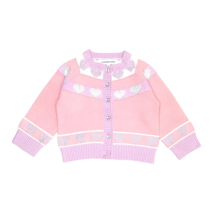 ALESSIA CRYSTAL HEART CARDIGAN