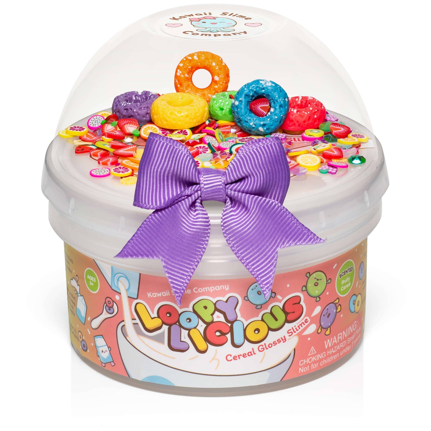Loopylicious Cereal Glossy Signature Dome™ Dome Slime