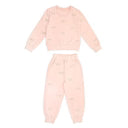 BELLA PEARL BOW SWEATSHIRT AND SWEATPANTS SET