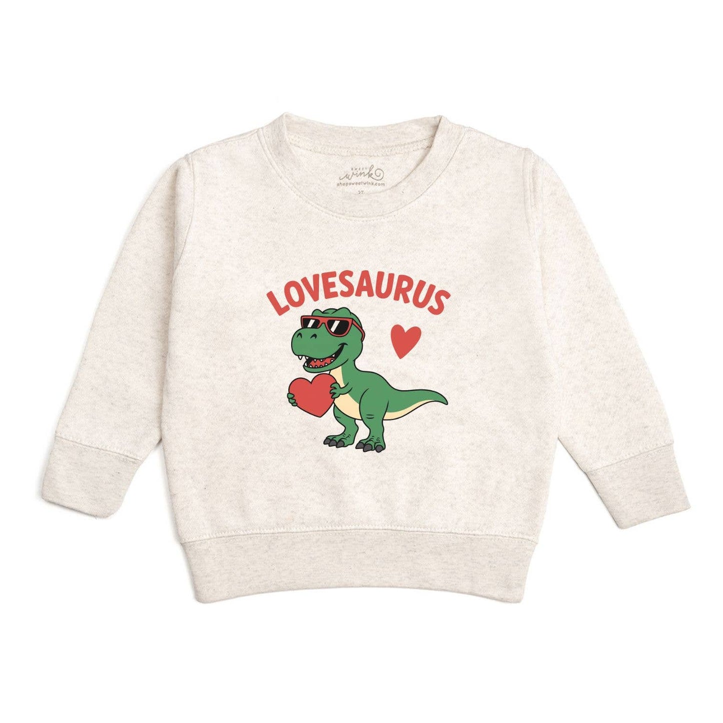 Lovesaurus Valentine's Day Sweatshirt - Boys Clothing