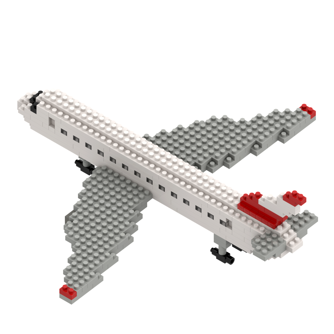 Brixies Small Gift Box Airplane