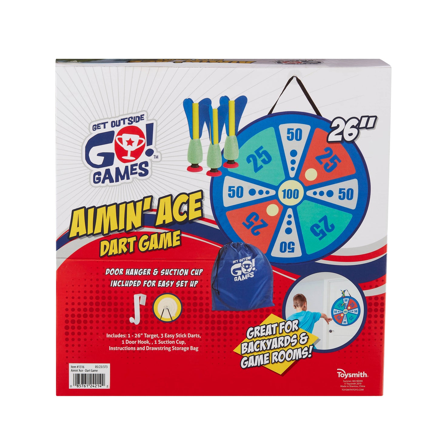Get Outside GO!™ Games Aimin' Ace Dart Game