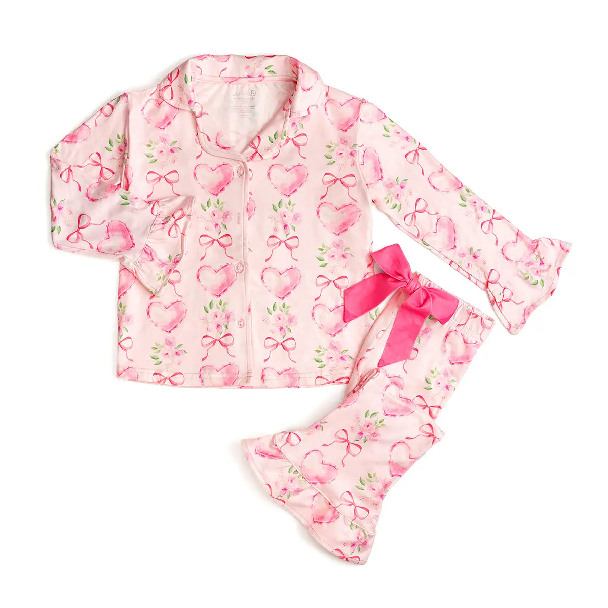 Heart Floral Trellis Valentine's Day Lounge Set