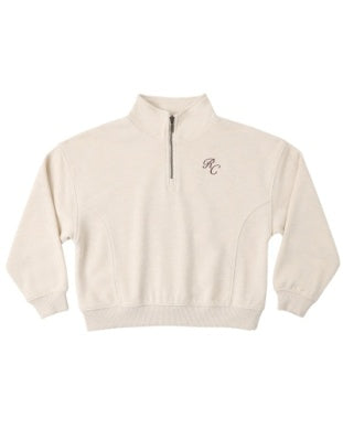 HALF ZIP SWEATSHIRT SHELL HEATHERED