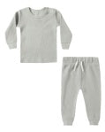 WAFFLE TOP PANT SET SAGE SAGE