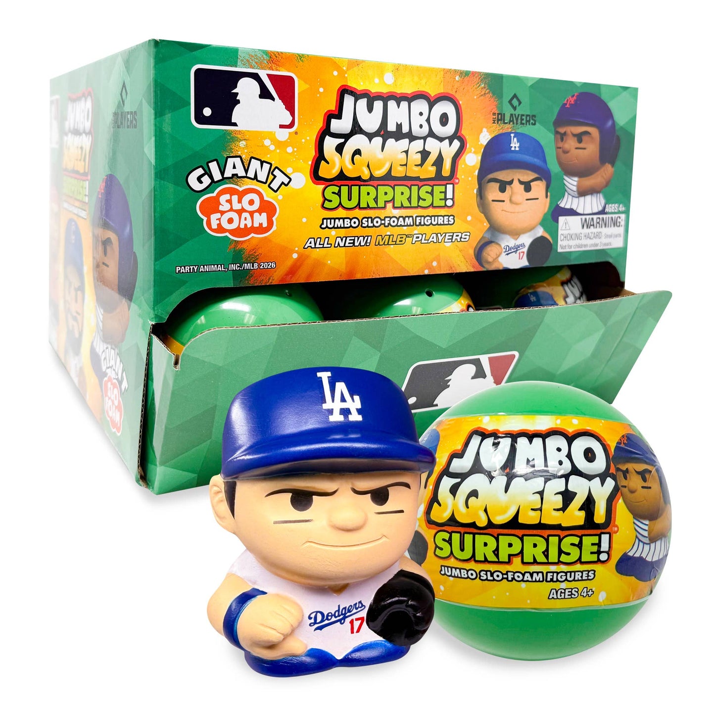 MLB Jumbo Squeezy Capsule 2026 Display