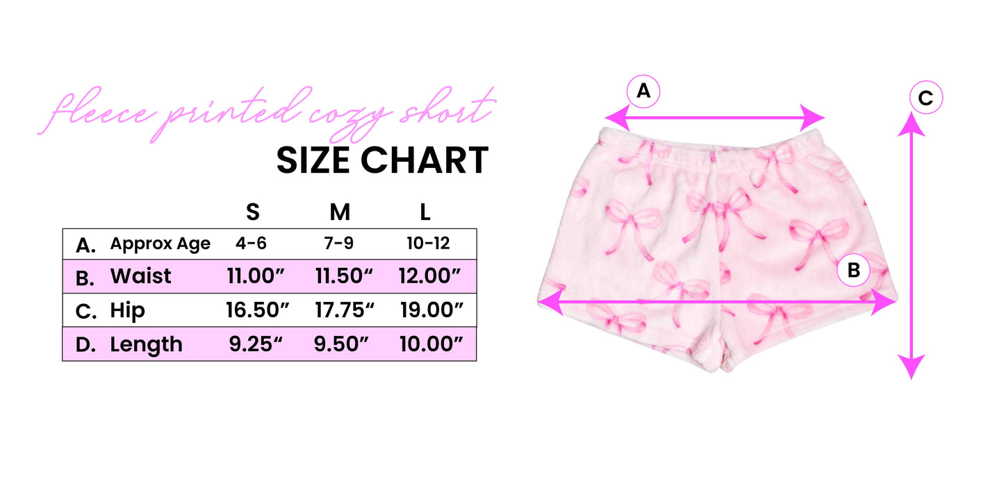 Fleece Printed Cozy Shorts Bundle