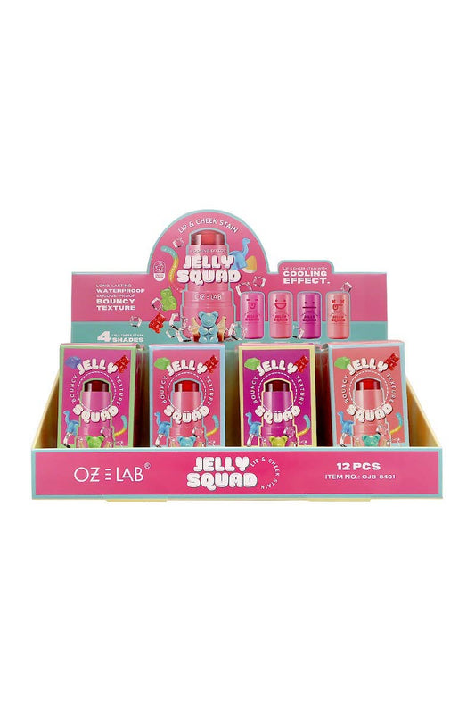 Romantic Beauty OJB-8401 Jelly Squad Lip & Cheek Stain - 12