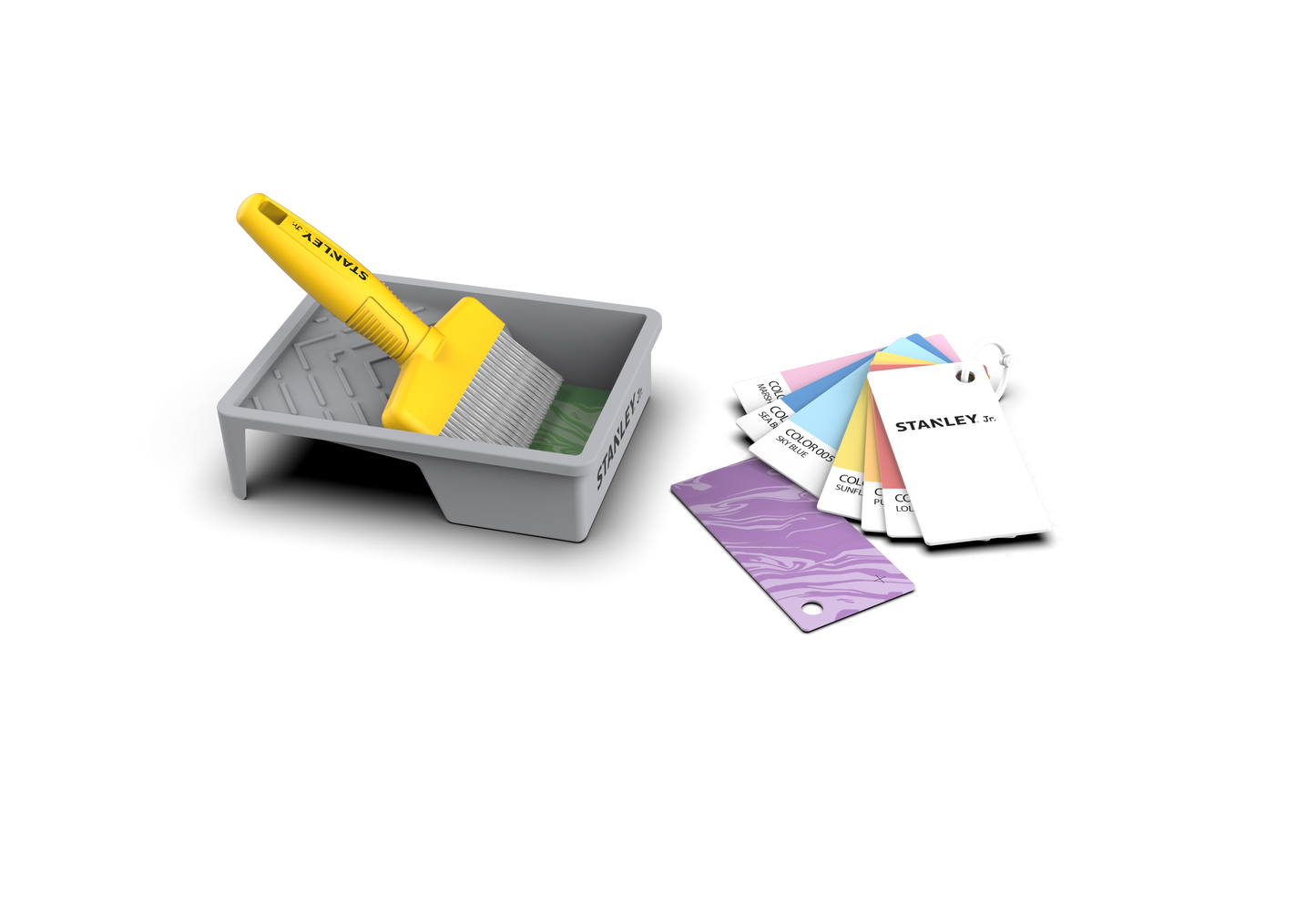 Red Toolbox - Stanley Jr. Deluxe Kid's Painters Set