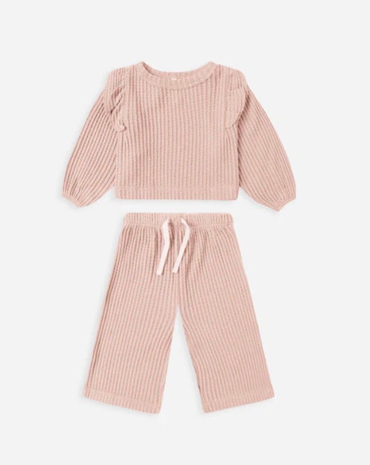 RUFFLE COZY SET || ROSE ROSE