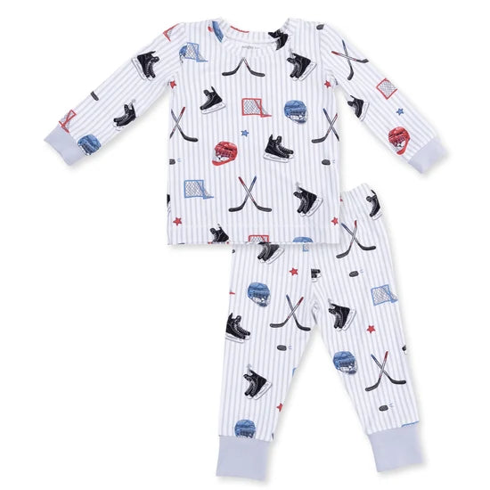 Hockey Stripe - Long Sleeve Loungewear Set