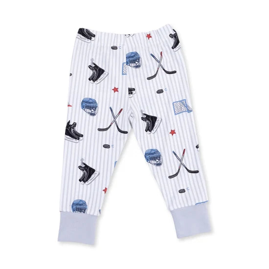 Hockey Stripe - Long Sleeve Loungewear Set
